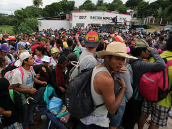 NEW MASSES OF PEOPLE CAN LEAVE CENTRAL AMERICA FOR THE UNITED STATES